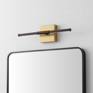 Makena Modern Minimalist Dimmable Integrated LED Metal Wall Sconce